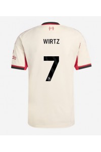 Liverpool Florian Wirtz #7 Voetbaltruitje Uit tenue 2025-26 Korte Mouw